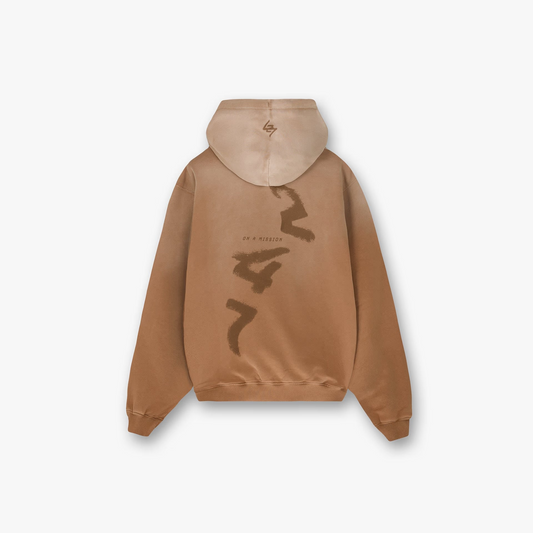 Represent 247 Motion Oversized Hoodie - Rust