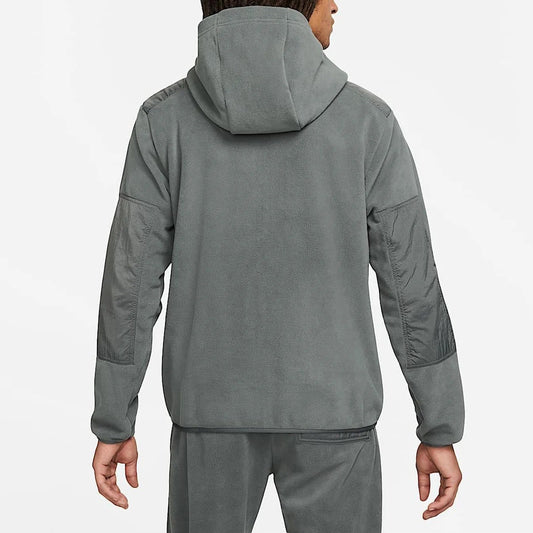 Nike Sportswear Essentials+ Fleece Full-Zip Hoodie - Grey