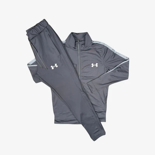 Under Armour Rival Knit Tracksuit - Light Grey