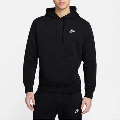 Nike Club Foundation Pullover Hoodie - Black
