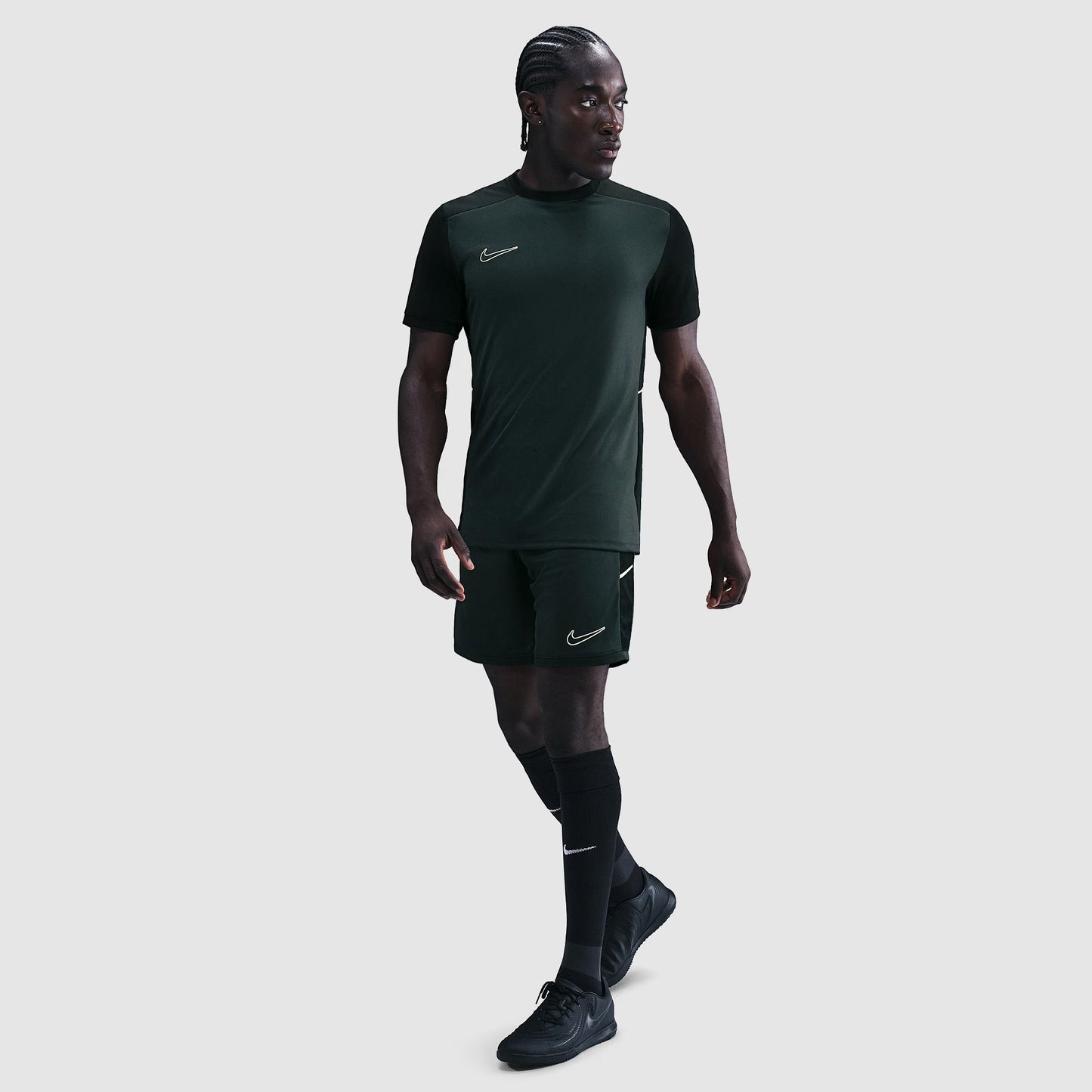 Nike Academy T-Shirt & Short Set - Seaweed/Black