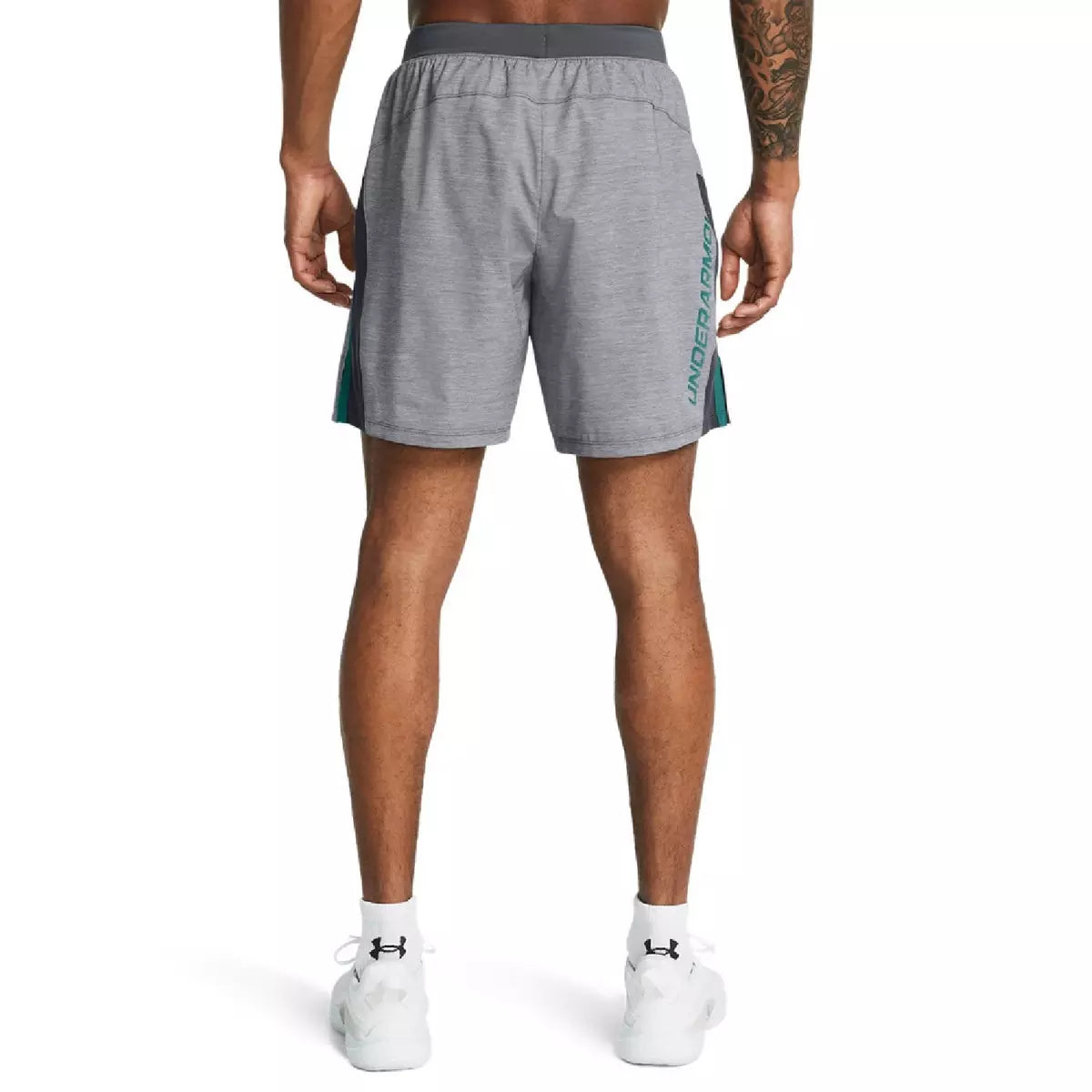 Under Armour Launch Reflective Shorts - Grey/Teal