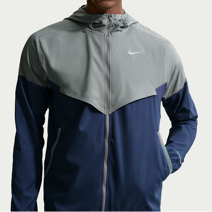 Nike Windrunner Jacket - Grey/Navy