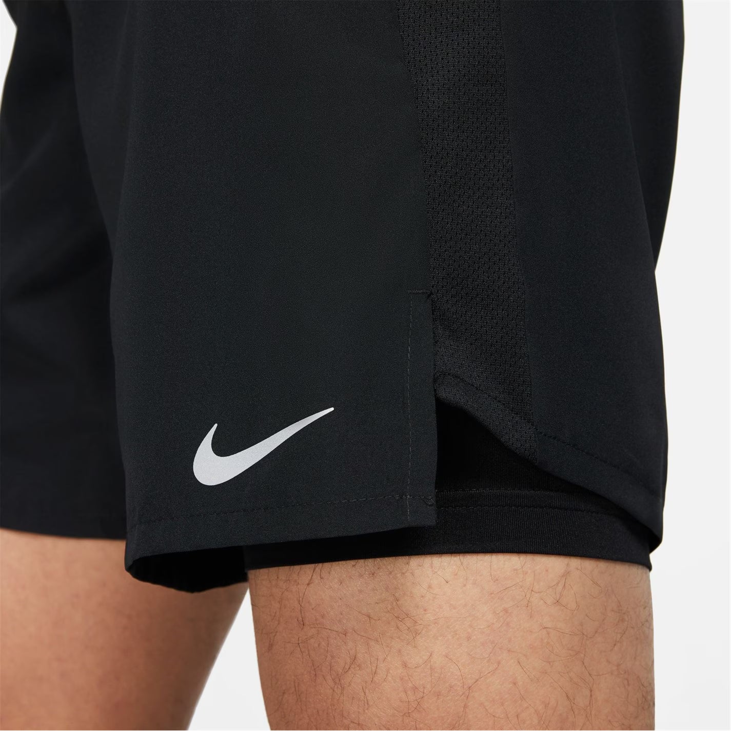 Nike Challenger 2 in 1 Shorts 7" - Black