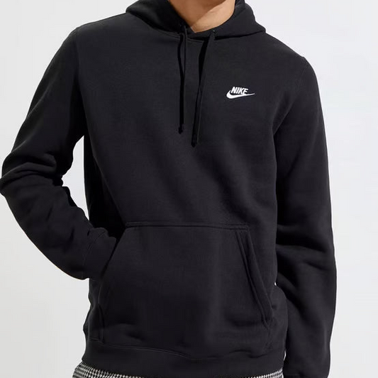 Nike Club Pullover Hoodie - Black