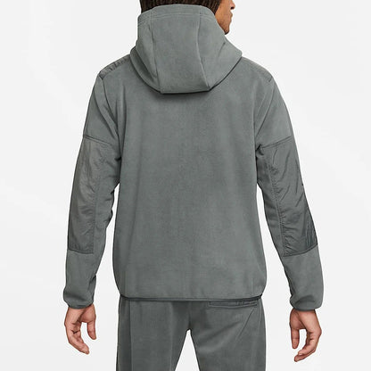 Nike Sportswear Essentials+ Fleece Full-Zip Hoodie - Grey