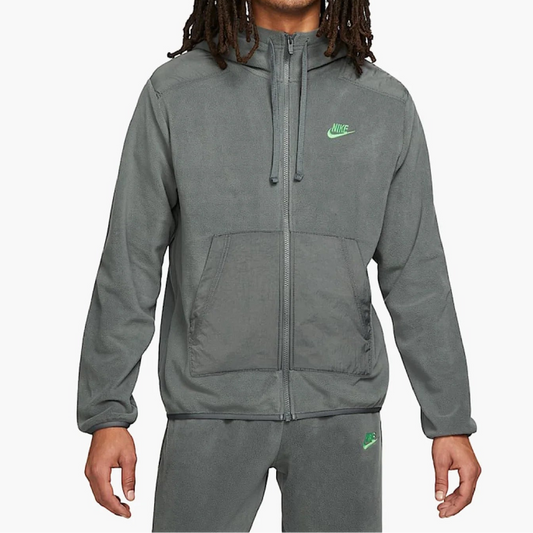 Nike Sportswear Essentials+ Fleece Full-Zip Hoodie - Grey