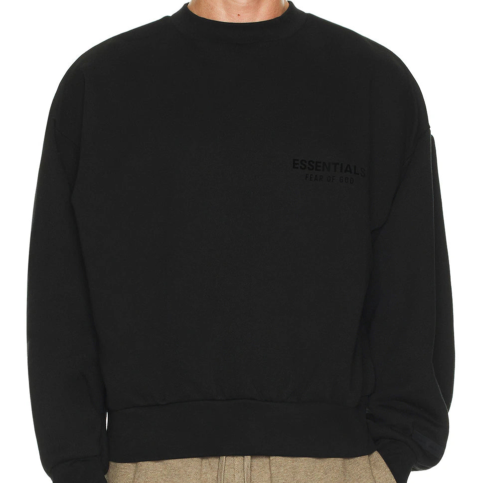 Essentials SS22 Crewneck Jumper - Black