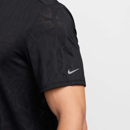 Nike Rise 365 Running Division Print T-Shirt - Black