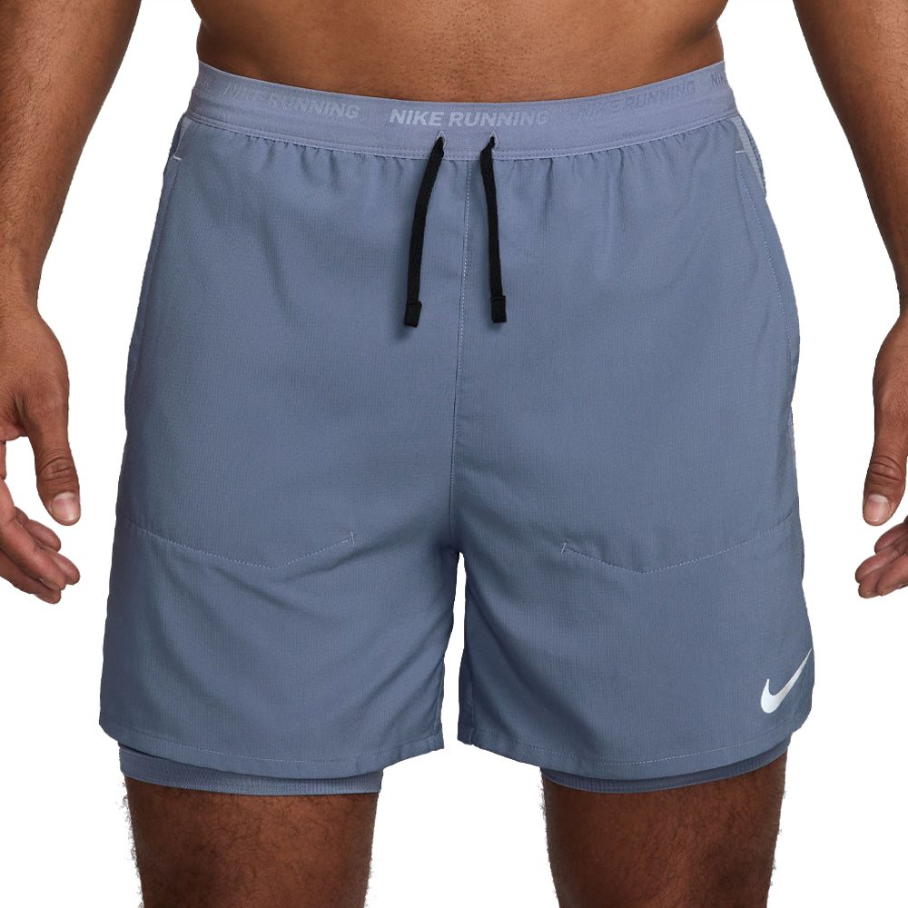 Nike Stride 2 in 1 Shorts 5" - World Indigo