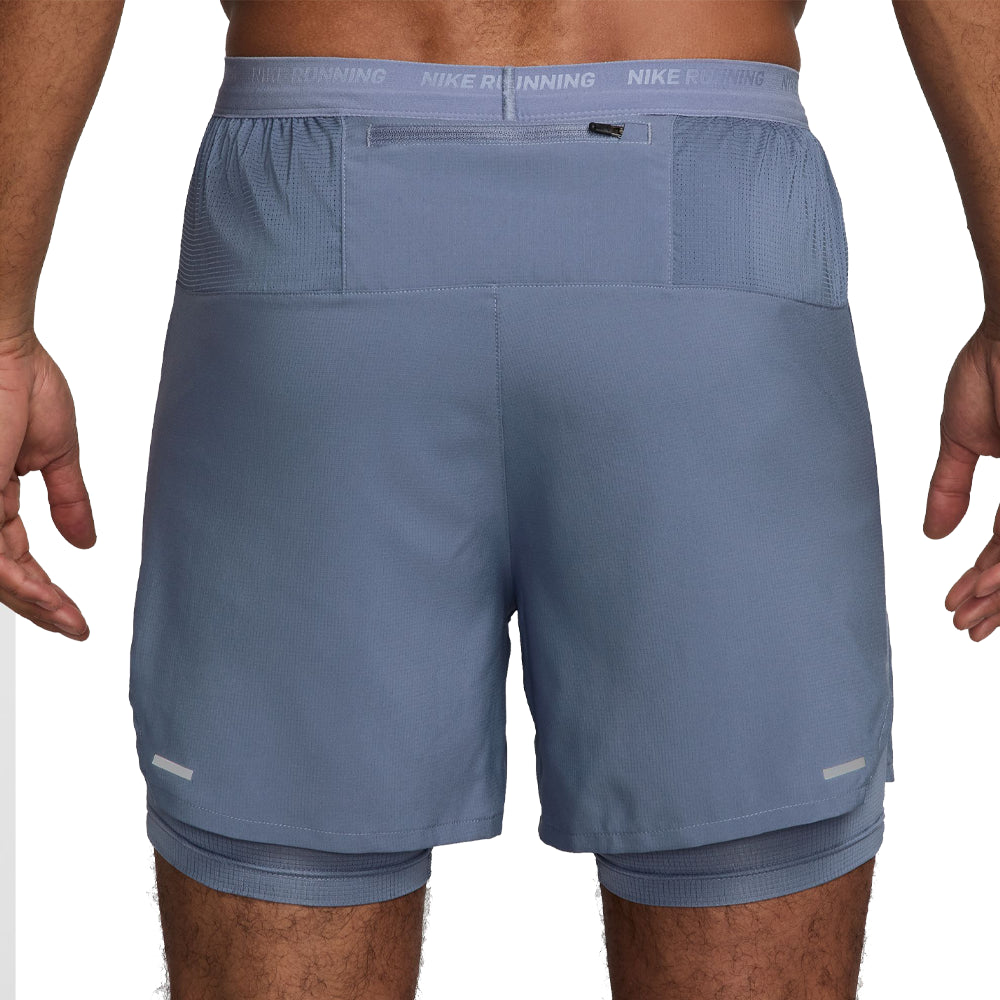 Nike Stride 2 in 1 Shorts 5" - World Indigo