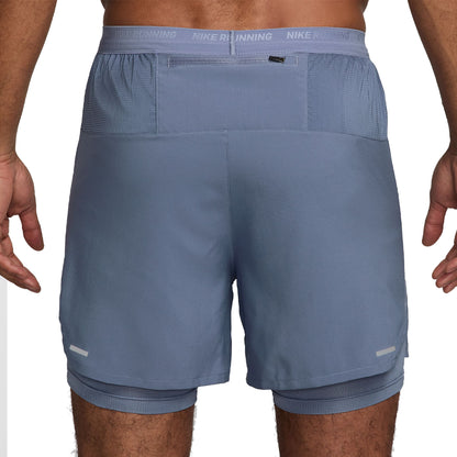 Nike Stride 2 in 1 Shorts 5" - World Indigo
