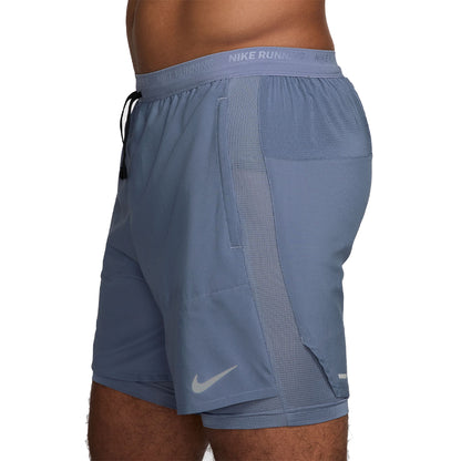 Nike Stride 2 in 1 Shorts 5" - World Indigo