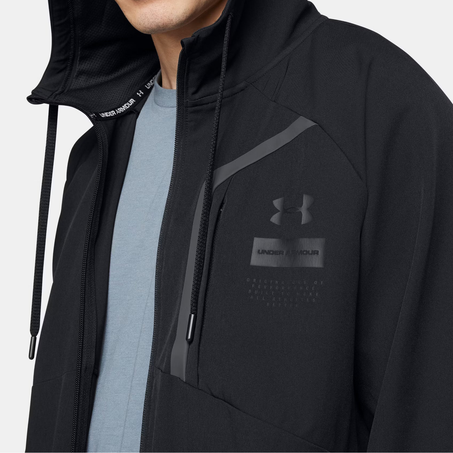 Under Armour Sportswear Woven Jacket & Bottoms Set - Black