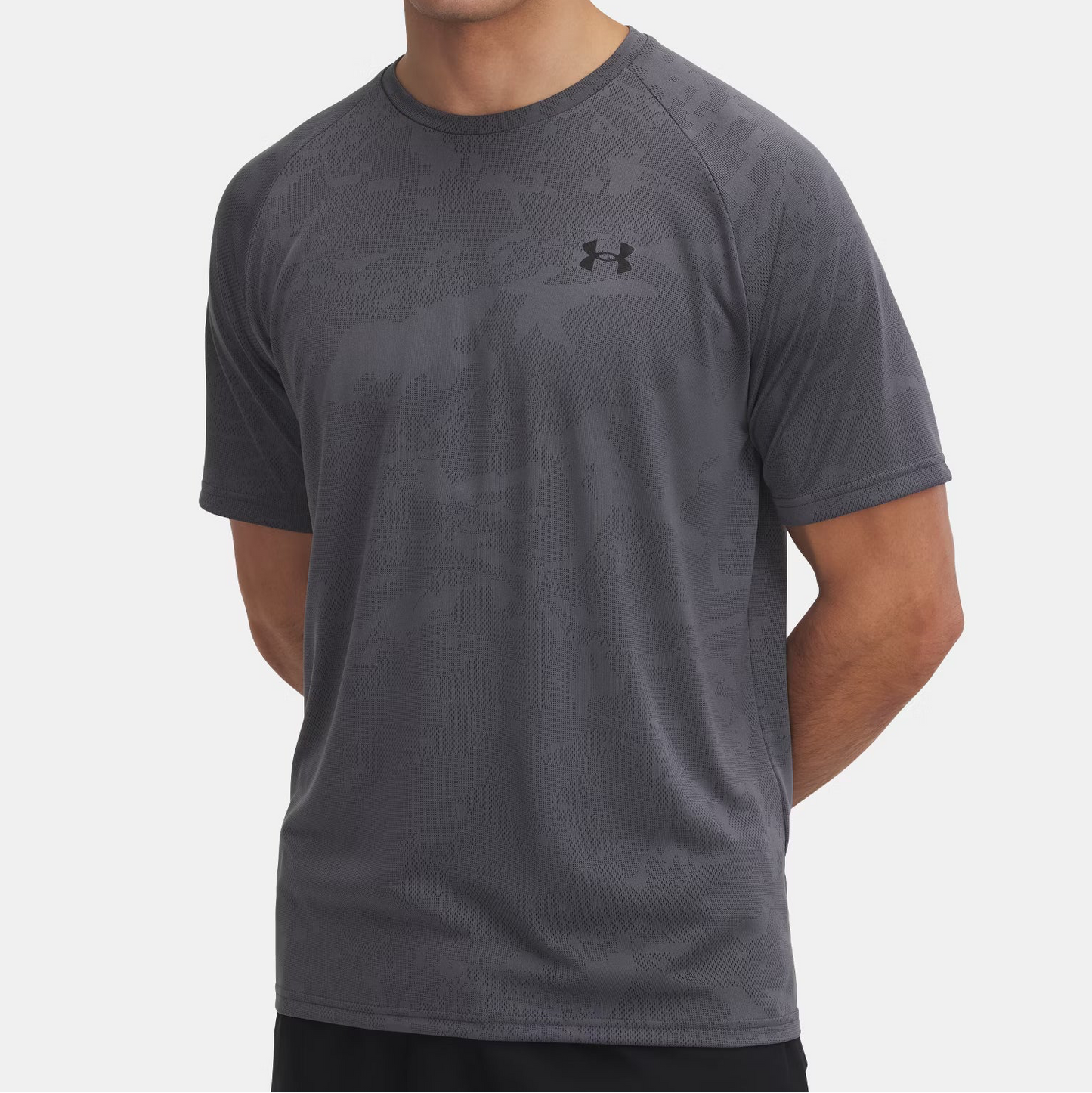 Under Armour Velocity Jacquard T-Shirt - Castle Grey