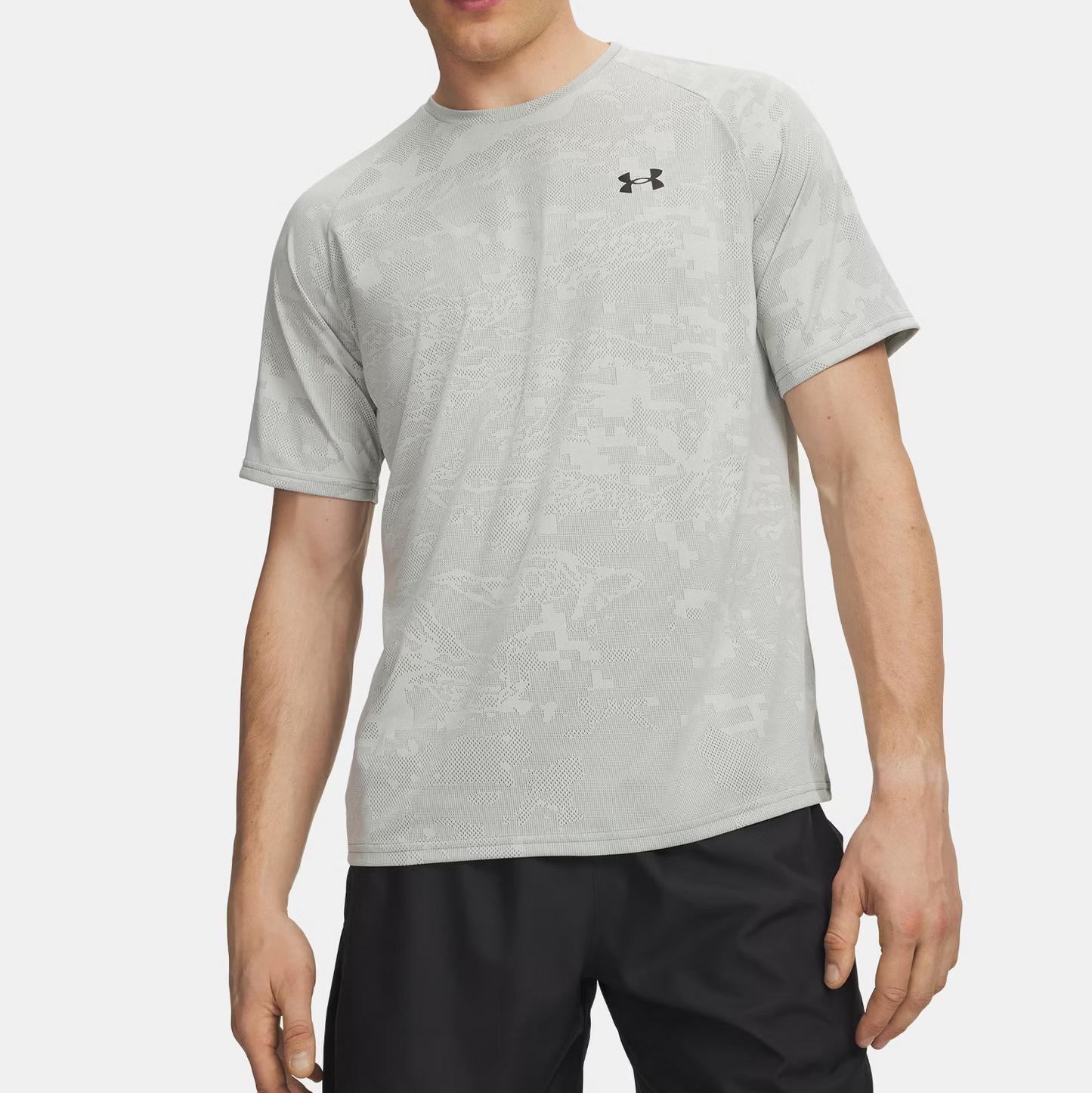 Under Armour Velocity Jacquard T-Shirt - Light Olive