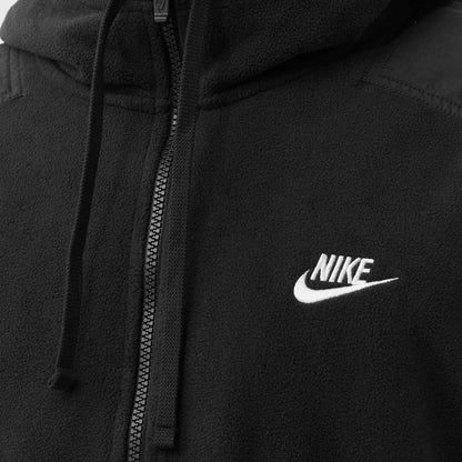 Nike Sportswear Essentials+ Fleece Full-Zip Hoodie - Black