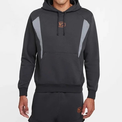 Nike Air NSW Hoodie - Grey/Orange