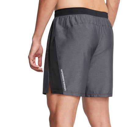 Under Armour Speed Pocket 5" Shorts - Heather Grey